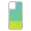 Lysande Neon Sand Fodral för iPhone 12 11 Pro Promax XR XS Max X Glöd i den mörka flytande Glitter Quicksand Cover