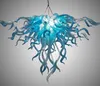 Lustres à cristaux modernes Beautiful de plafonnier de plafond de verre de Murano LED lumières Pendentif créatif Lumière Home Famille LIVUE Éclairage