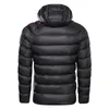 2019 Nowa męska kurtka zimowa płaszcz z kapturem moda parka mężczyźni zagęścić wysokiej jakości płaszcz Mężczyzna Top Slim Fit Marka Man Ciepłe płaszcze T200318