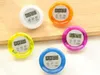 Novelty Digital Kitchen Timer Cooking Helper Mini Digital LCD Round Shape Electronic Count Down Clip Timer Alarm