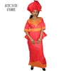 Kadın için Afrika Elbiseleri Bazin Riche Nakış Tasarımı Uzun Elbise DP168220o
