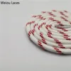 Weiou Round Laces Sports Black White Red Shoelaces Polyester Shoestring Bootlaces For Clunky Sneaker Factory Sales