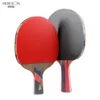 HUIESON 6 Star Table Tennis Racket Wenge Wood Carbon Fiber Blade Sticky Pimplesin Rubber Super Powerful Ping Pong Racket Bat T16294037