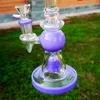 Pyramid Design Unieke Shape Glas Bongs Douchekop Percelen Hookahs Mini Oli DAB Rigs 4mm Bowl Water Bong Pipes C