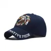 Liberwood Amerika Birleşik Devletleri Donanma Şapka Zeytin Işlemeli Beyzbol Şapkası Şapka Yerli Gurur Kartal Tüy Cap ABD Eagle Unisex