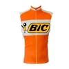 BIC Team Cycling Jersey sin mangas Chaleco MTB Bike Tops Road Racing Deportes al aire libre Uniforme Verano Transpirable Bicicleta Camisas Ropa Ciclismo S21042257