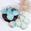 Wholesale Charms High quality Love heart-shaped massage opal stone Bead 45mm non-porous DIY Jewelry making free shiping 1pc