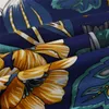 Sciarpa di seta 100% Twill di fiori di Boemia Hillside Sciarpe di seta quadrate da donna Sciarpe con stampa di uccelli Fazzoletto per scialle da donna Echarpe 130 130254G