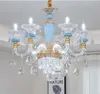 유럽 ​​스타일의 크리스탈 샹들리에 거실 펜던트 룸 침실 홈 펜던트 조명을 식사 새로운 홀 램프 고급 램프