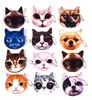 Monederos 3D Gato Felpa Monedero Monedero Lindo Animal Monederos Pequeño Bolso Niñas Bolsos de Embrague Envío Gratis DHW2198