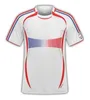 1998 Camisa de futebol FRANCE versão Retro 96 98 02 04 06 ZIDANE HENRY MAILLOT DE FOOT Camisa de futebol 2000 Home Trezeguet uniforme de futebol