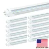 FEDEX SHIP LED T8 Tube 2ft 3ft 4FT 22W 25W 36W blanc froid nature blanc chaud blanc Double rangée de tubes LED