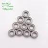 O envio gratuito de 100 pçs / lote MR74ZZ MR74 MR74Z 4 * 7 * 2.5 rolamentos de esferas em miniatura do sulco MR74-2Z 4x7x2.5mm modelo rolamento