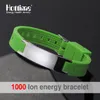 Bracelet en silicone de couleur noire 4 en 1 Bio Elents Energy Magnetic Bracelet pour hommes bracelets de bracele