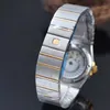 Super 66 montre DE luxe 316 pulseira de aço fino relógios de movimento mecânico automático filme de diamante espelho de cristal masculino 40mm femal298J