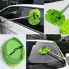 Retractable Car Wash Mop Including Brush HeadDust Removal Detachable Dual-use Mop Rag Strong Water Absorption Car Cleaning1294G