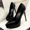 Platform Heels Designer Heels Bröllop Skor Kvinnor Sexiga Skor Högklackat Kvinnor Sko Stiletto Pumpar Kvinnor Skor Zapatos de Mujer Scarpe Donna