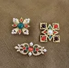 Mode-Nieuwe Mode Broches Pins Vergulde Pearl Cross Broches Pins voor Mannen Vrouwen voor Party Wedding Nice Gift X678