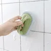 14 * Kol Scrub Duster Sihirli Süpürge Araçları Zemin Ev Banyo Mutfak Aksesuarları 3Colors ile 8 cm Taşınabilir Sünger Temizleme Fırçalar