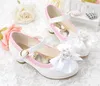 Lovely Pink White Flower Girls' Shoes Kids' Shoes Girl's Wedding Shoes Kids' Accessories SIZE 26-37 S321015