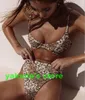 Bikini Set Yılan Baskı Kemer Ayarı Vneck Leopar Desen Çelik Braketi Toplama Üç Boyutlu Çiçek Yakuda Uzun Kollu