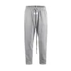 Men's Pants Mens Designer Side Open Snap Button Streetwear Trousers Drawstring Elastic Waist Sweatpants Joggers Men