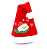 Cappelli da Babbo Natale di Natale Cappelli da festa per costume da Babbo Natale Decorazione natalizia per bambini Berretto da ricamo per adulti