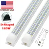 6000K LED Tube Lights 4ft 5ft 6ft 8ft V Shape Integrated LED Tubes 4 5 6 8 ft Cooler Door Freezer LED Lighting