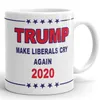 Trump tasses à café poignée tasse en céramique dessin animé Donald Trump tasses d'eau rendre l'Amérique grande à nouveau tasse en céramique GGA2715