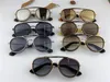 Wholesale-luxury fashion sunglasses SPACE round small frame design retro popular avant-garde style outdoor UV protection 400 lens with case