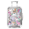 50 Pcs Unicorn Stickers Cartoon Animal Light National Flag Waterproof Diy Sticker for Luggage Bike Notebook Car Laptop Decals