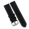 20mm 22mm 24mm 26mm Black Rubber Watch Strap Waterproof Silicone Band Pin Buckle Straight Ends Diver Replacement Bracelet Belt8409252b