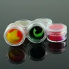 5ml Acrylic wax containers with Food Grade Silicone Insert silicone box 31*15mm Non-stick for Dry Herb Dab Rigs Smoking