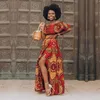 2020 News Ankara Style Afryki Ubrania Dashiki Drukuj Top Spódnice Moda Party Party Afryki Dresses Dla Kobiet Robe Africaine
