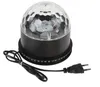 15W 2in1 Voiceaaktiverad RGB Crystal Magic Ball 48 LED -scenbelysning Effekt Ljuslamp LED -ljus Auto för Disco Party6187801