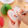 Dekorativ Fruktformad Memo Pad Stationery Sticky Note Lovely Fruit Modeling Notes Stickers Notepads Partihandel LX1875