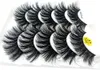 2020 Nya 5 par 100 Real Mink Eyelashes 3D Natural False Eyelashes Mink Lashes Soft Eyelash Extension Makeup Kit Cilios 1268456968