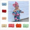 Kids Baby Girls Big Bow Turban Headband Hair wraps Elastic Headbansd Hair Band Wrap INS Infant Headbands Newborn Hairbands hairwraps Head Wrap D61005