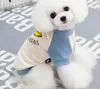 new pet clothes banana printed cotton foreign trade trend fashion tshirt casual dog supplies wholesale