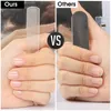 Tamax Na034 Slitstark Nano Glass Nail File Shiner Crystal Glass Manicure Buffer Polering Granding Fingernail-filer