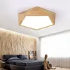 Mooielight Creative Wood Geometric LED Lampade da soffitto moderno soggiorno camera da letto corridoio plafoniera, apparecchio di illuminazione per interni MYY