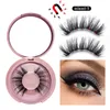 Magnetische eyeliner wimpers kit magnetische 3D-wimpers valse wimpers langdurige oogliner valse wimpers met met een pincet