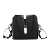 HBP Shoulder bag fashion ladies messenger pu leather simple contrast color outdoor travel light