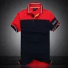 Poloshirt da uomo di alta qualità Top manica corta ricamo estivo Polo da uomo Polo da uomo in cotone 100% Camicie casual da uomo manica corta