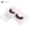 Fabriks grossist 1Pairs FG-serie bra kvalitet 3D 100% äkta mink Naturliga tjocka falska ögonfransar Handgjorda lashes Makeup Extension