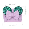 Big Bow Wide Mabon Girls Headsdss Sequine Mouse Mouse Girl Accessories 59 Colors Holidays Makeup Hairbands9860212