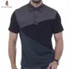 Patchwork Moda Masculino Lapela Polo Camisa Man Manga Curta Slim Slim Polo Homens XXXL Luxo Polo Mens Camisa Regular Trend