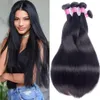 Braziliaanse Human Hair Extensions 3 Bundels Silky Straight 95-105 g/stuk Straight Virgin Haar 3 stks/partij Natuurlijke Kleur 8-30 inch