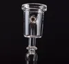 Quartz Banger 2IN1 Quartz Nail 10mm 14mm 18mm femalemale Clear joint dab rig carb cap smoking accessories4953137