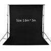 Freeshipping Photo Studio Kit Set Backdrop Stand with Storage Bag Black White Nonwoven Backdrops and Mini Clips Camera photo accessories